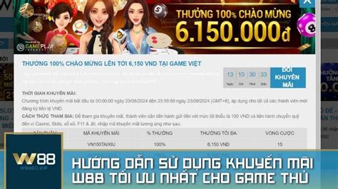 Cách lấy mã số khuyến mãi W88 .